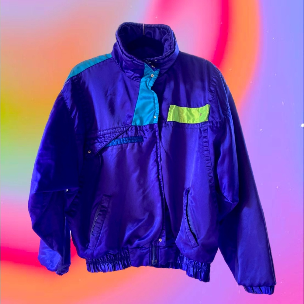 Obermeyer Vintage Neon Snow Jacket